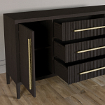 Буфет Primo с тремя ящиками и двумя фасадами Темный орех варинант исполнения - 6 | Loft Concept в Грозном