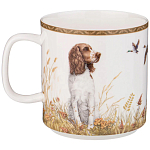 Кружка из фарфора с изображением фазанов и собаки 400 мл Hunting Porcelain Collection варинант исполнения - 1 | Loft Concept в Грозном