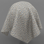 Мебельная ткань Шенилл серо-голубой цвет 142 см T4-47 варинант исполнения - 16 | Loft Concept в Грозном