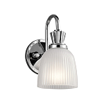 Бра с матовым ребристым плафоном в форме колокола Kichler варинант исполнения - 1 | Loft Concept в Грозном