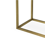 Консоль прямоугольная на золотом каркасе с 2-мя ящиками Warwick варинант исполнения - 3 | Loft Concept в Грозном