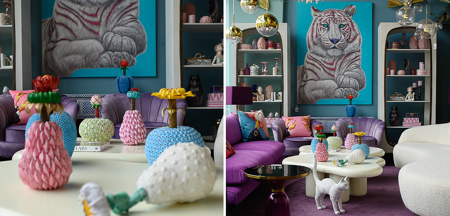 Статуэтка тропический фрукт Tropical Fruit Blue Yellow Статуэтка тропический фрукт Tropical Fruit Blue Yellow - Loft-Concept в Грозном