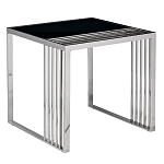 Столик журнальный с черной стеклянной столешницей Embodiment of Contemporary Art  варинант исполнения - 1 | Loft Concept в Грозном