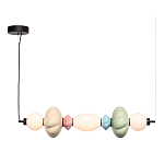 Подвесной светильник линейный с керамическими элементами 24W LED Fragrant Light варинант исполнения - 1 | Loft Concept в Грозном