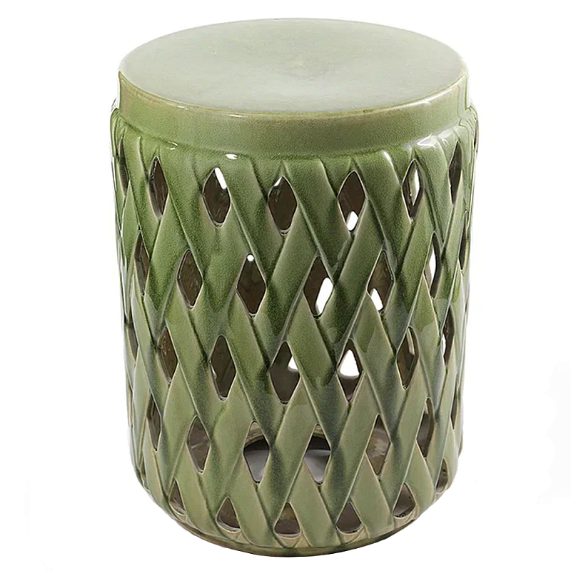 Керамический табурет Ceramic Chair Light Green Зеленый Керамический табурет Ceramic Chair Light Green Зеленый в Грозном | Loft Concept