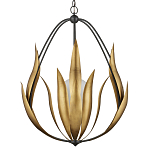 Люстра грушевидной формы с волнистыми листьями Foliage of Leaf Forms варинант исполнения - 3 | Loft Concept в Грозном