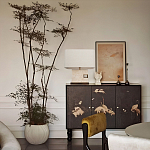 Настольная лампа с прямоугольным основанием из натурального камня c тканевым абажуром Lapis Tiburtinus варинант исполнения - 5 | Loft Concept в Грозном