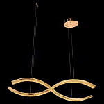 Люстра волнистой формы с фактурным хрустальным плафоном Light Delight варинант исполнения - 3 | Loft Concept в Грозном