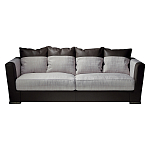 Элитарный современный диван Birmingham с кожаными вставками  варинант исполнения - 1 | Loft Concept в Грозном