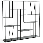 Книжный стеллаж из металла Menzie Square Metal Rack варинант исполнения - 1 | Loft Concept в Грозном