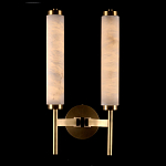 Бра с 2-мя цилиндрическими каменными плафонами Wand of Light варинант исполнения - 1 | Loft Concept в Грозном