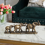 Композиция в виде семьи слонов Elephants Figurine варинант исполнения - 1 | Loft Concept в Грозном