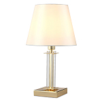 Настольная лампа с белым тканевым абажуром в форме конуса Laurent варинант исполнения - 6 | Loft Concept в Грозном