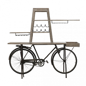 Стеллаж с отделениями для хранения бутылок Black Bike