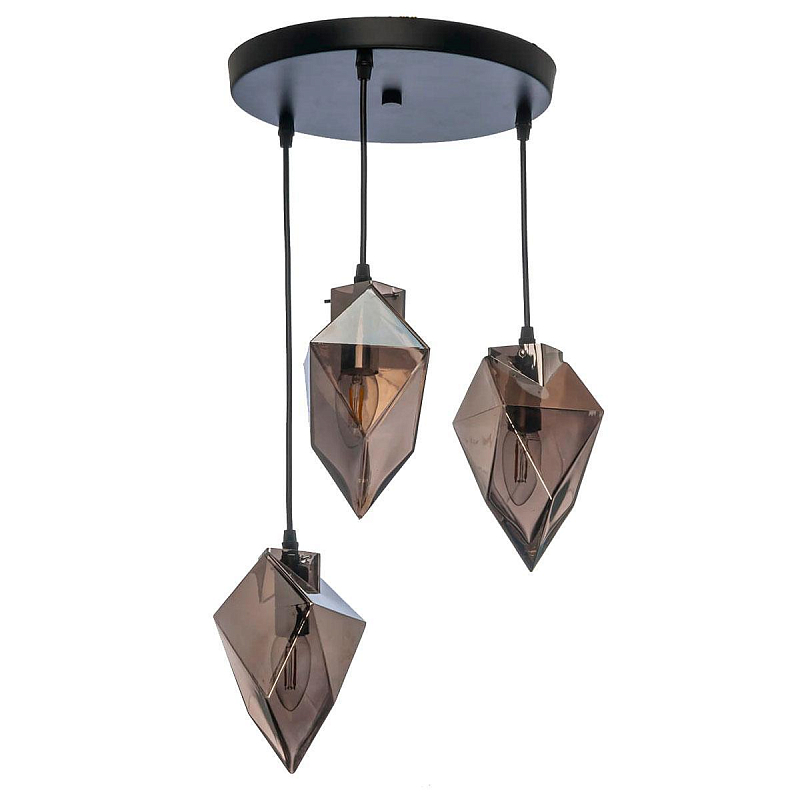 Люстра Glass crystal Черный Серый (Gray) Люстра Glass crystal Черный Серый (Gray) в Грозном | Loft Concept