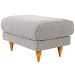 Мягкий пуф на деревянных ножках Garner Pouf Light варинант исполнения - 3 | Loft Concept в Грозном