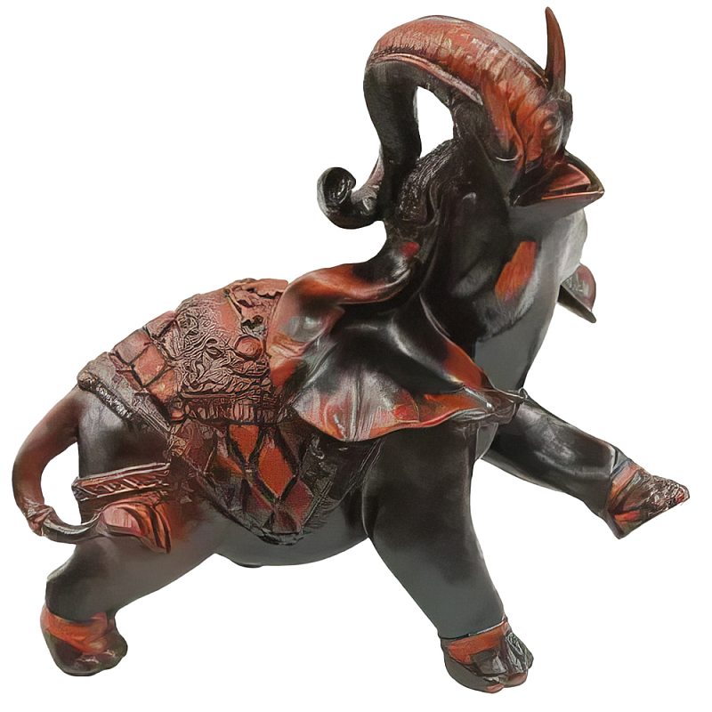 Статуэтка в виде слона Happy Elephant Коричневый Статуэтка в виде слона Happy Elephant Коричневый в Грозном | Loft Concept