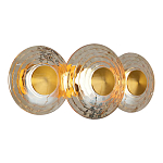 Бра из трех стеклянных фактурных дисков Eyepiece варинант исполнения - 3 | Loft Concept в Грозном