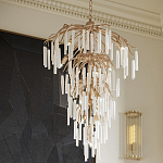Люстра многоярусная с трубчатыми подвесками Dripping Crystals варинант исполнения - 5 | Loft Concept в Грозном
