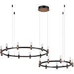 Люстра подвесная с цилиндрическими плафонами на двух круглых подвесах  Arnaut Light варинант исполнения - 2 | Loft Concept в Грозном