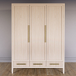 Большой Шкаф Primo Светлый дуб с 3 дверьми и 3 выдвижными ящиками варинант исполнения - 1 | Loft Concept в Грозном