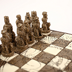 Шахматы  из  камня Cargador del Tiempo Chess Мексика ручная работа варинант исполнения - 3 | Loft Concept в Грозном