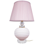 Настольная лампа керамическая Pink lampshade варинант исполнения - 1 | Loft Concept в Грозном