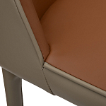 Стул барный с терракотовой обивкой из экокожи Spectacular High Chair варинант исполнения - 3 | Loft Concept в Грозном