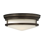 Потолочный светильник с белым матовым стеклянным плафоном в форме перевернутого конуса Hinkley варинант исполнения - 12 | Loft Concept в Грозном