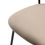 Стул Singer Chair без подлокотников светло-коричневый Велюр варинант исполнения - 5 | Loft Concept в Грозном