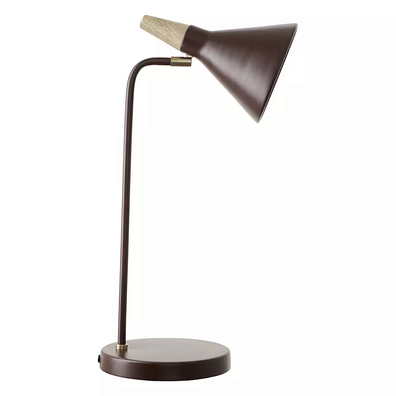 Настольная лампа с конусообразным плафоном Plum Table Lamp Сливовый Настольная лампа с конусообразным плафоном Plum Table Lamp Сливовый в Грозном | Loft Concept
