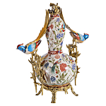 Ваза из фарфора с птицами и цветочной росписью Garden of Eden варинант исполнения - 1 | Loft Concept в Грозном