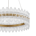 Люстра круглая с декоративными элементами в виде лепестков Round Light Flashing варинант исполнения - 6 | Loft Concept в Грозном