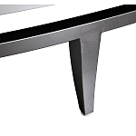 Комод фактурный серебристый с дверцами Silver Chest of Drawers варинант исполнения - 3 | Loft Concept в Грозном