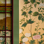 Обои ручная роспись Four Seasons Original colourway on painted Xuan paper with gold ombre варинант исполнения - 3 | Loft Concept в Грозном