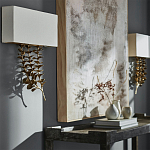 Бра Brass Eucalyptus Branches Lampshade Wall Lamp варинант исполнения - 3 | Loft Concept в Грозном