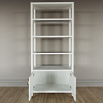 Стеллаж со стеклянными полками Elsa Dreams White варинант исполнения - 3 | Loft Concept в Грозном