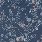 Обои ручная роспись Houghton Dark Blue варинант исполнения - 3 | Loft Concept в Грозном