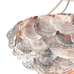 Потолочный светильник с каскадным абажуром из ракушек Sea Ravens варинант исполнения - 1 | Loft Concept в Грозном