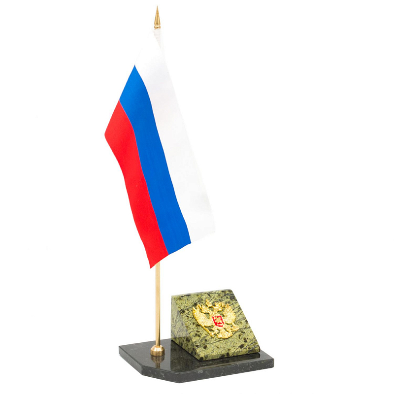 Флагшток с гербом России из натурального камня змеевик Stone Flagpole Змеевик Флагшток с гербом России из натурального камня змеевик Stone Flagpole Змеевик в Грозном | Loft Concept