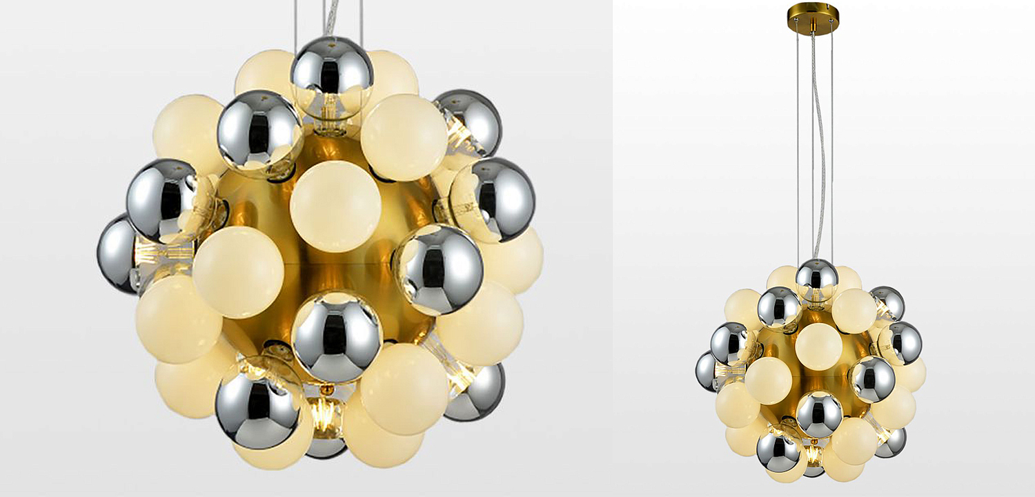 Люстра Korneli Chandelier white and smoky Люстра Korneli Chandelier white and smoky - Loft-Concept в Грозном