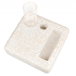 Керамический столик на деревянных ножках «Квадро» варинант исполнения - 1 | Loft Concept в Грозном