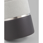 Пуф Mauldine с ящиком серо-черный с экокожей варинант исполнения - 3 | Loft Concept в Грозном