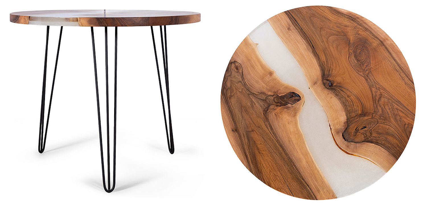 Обеденный стол Dinner Table Round River Collection Обеденный стол Dinner Table Round River Collection - Loft-Concept в Грозном