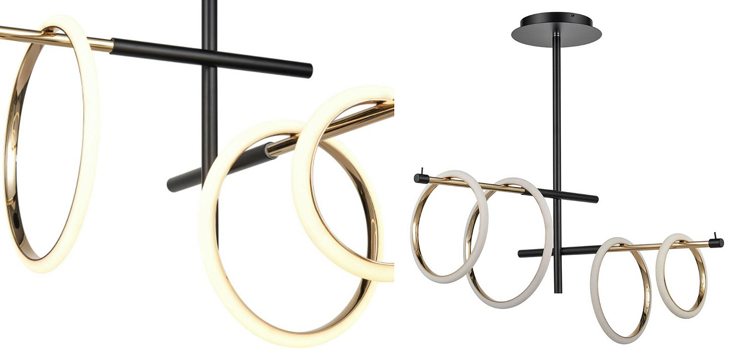 Люстра Jessenia Rings Chandelier 4 Люстра Jessenia Rings Chandelier 4 - Loft-Concept в Грозном