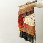 Текстильное Панно с бахромой варинант исполнения - 3 | Loft Concept в Грозном