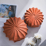 Ваза керамическая в виде круглой терракотовой морской раковины Galapagos варинант исполнения - 5 | Loft Concept в Грозном