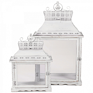 Комплект из 2-х подсвечников Provence Glass Huts