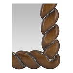 Зеркало с текстурной рамой из натурального дерева  Pine Wall Mirror варинант исполнения - 3 | Loft Concept в Грозном