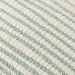 Чехол на подушку мятного цвета с бахромой и объемным узором Ethnic mix варинант исполнения - 2 | Loft Concept в Грозном